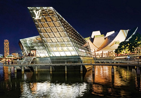 Louis Vuitton by Moshe Safdie & Peter Marino, Сингапур